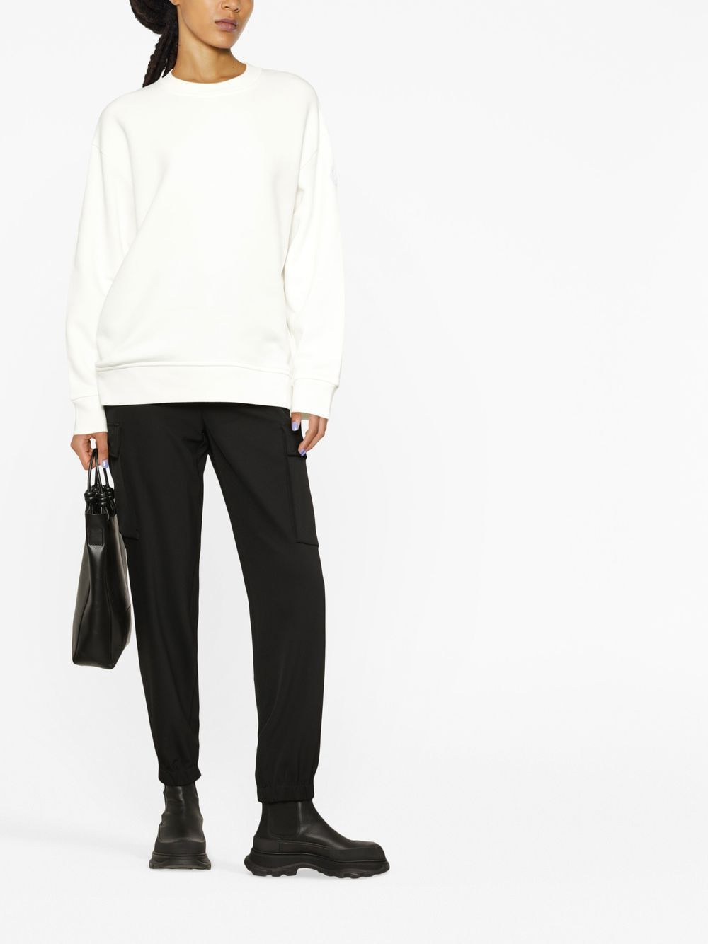 logo-print long-sleeve sweatshirt - 4