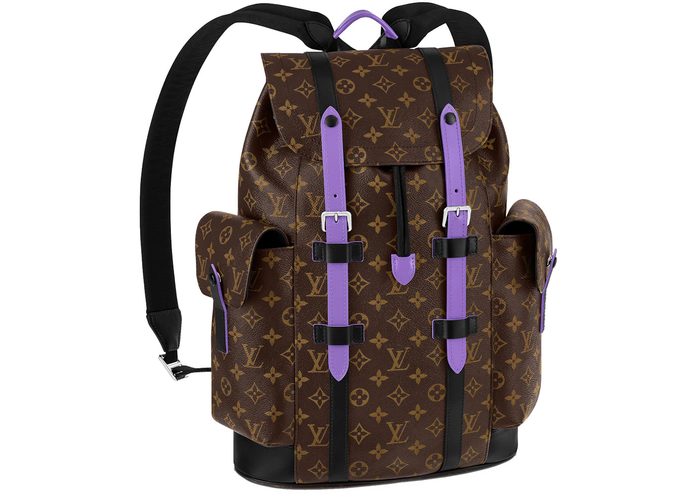 Louis Vuitton Christopher MM Monogram Macassar Brown/Purple - 1