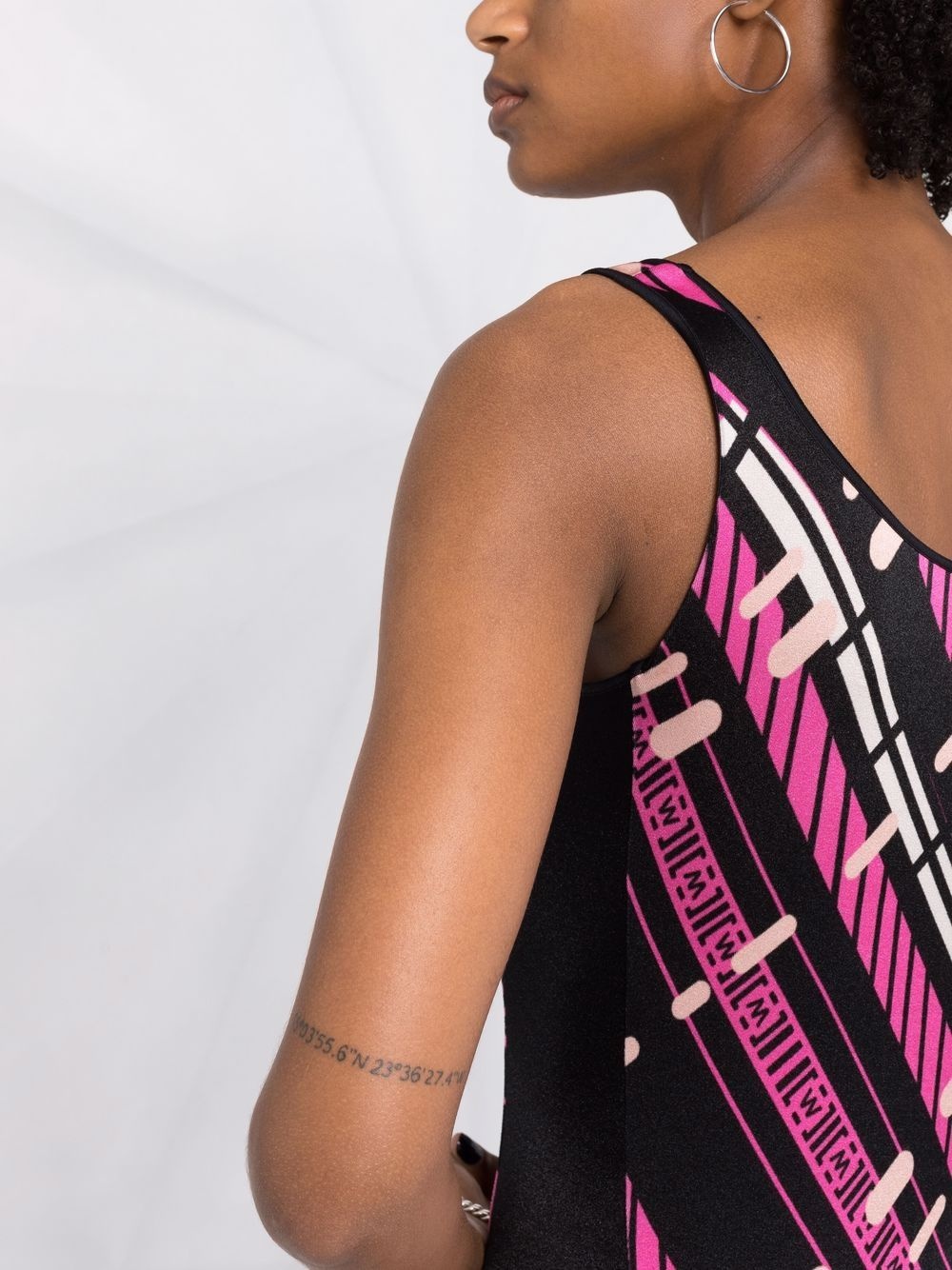Hanna stripe-print tank top - 5