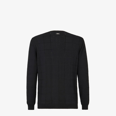 FENDI Black wool sweater outlook