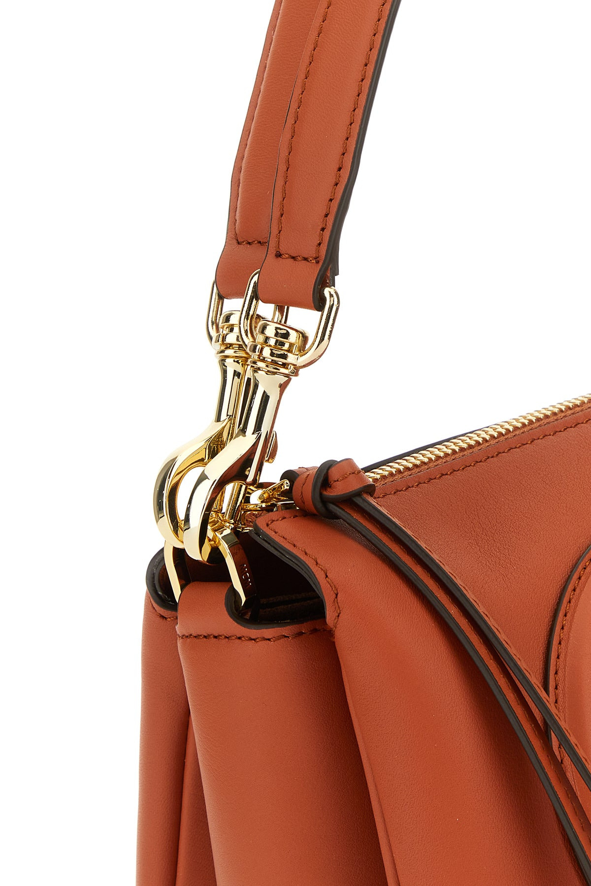 Dark orange Mode Travia shoulder bag - 4