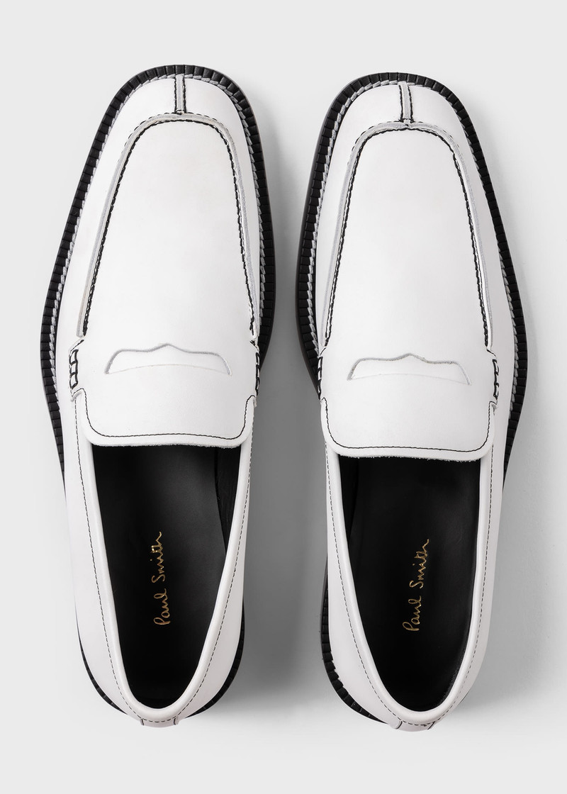 Leather 'Alvar' Loafers 5
