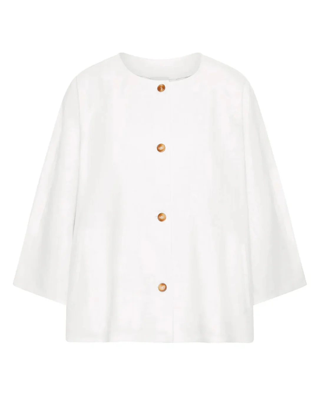 Olivia Blouse in Ivory - 1