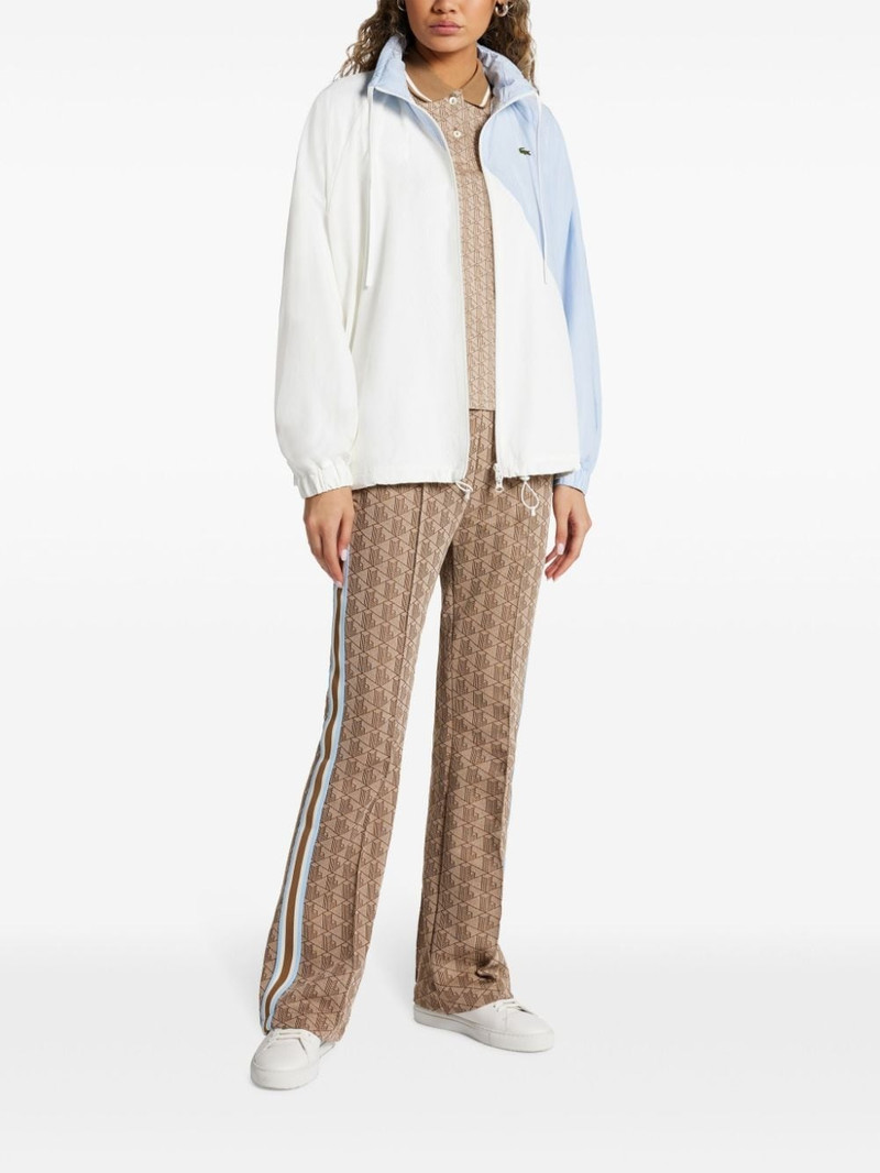 LACOSTE two-tone mock-neck jacket outlook