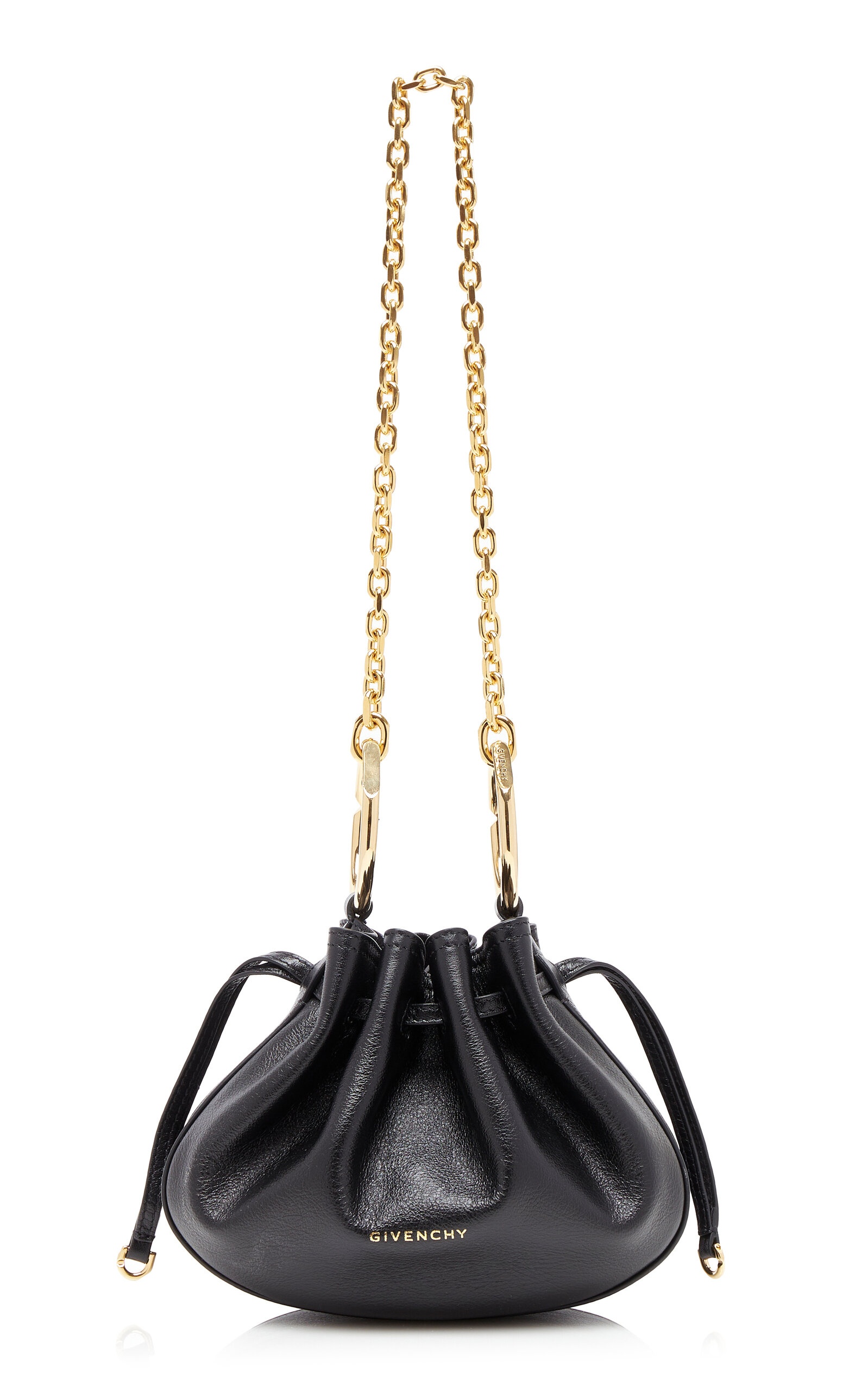 Leather Pumpkin Mini Bag black - 1