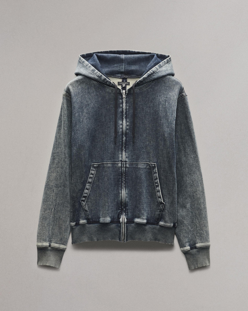 rbSTRIDE Denim Zip Hoodie 1