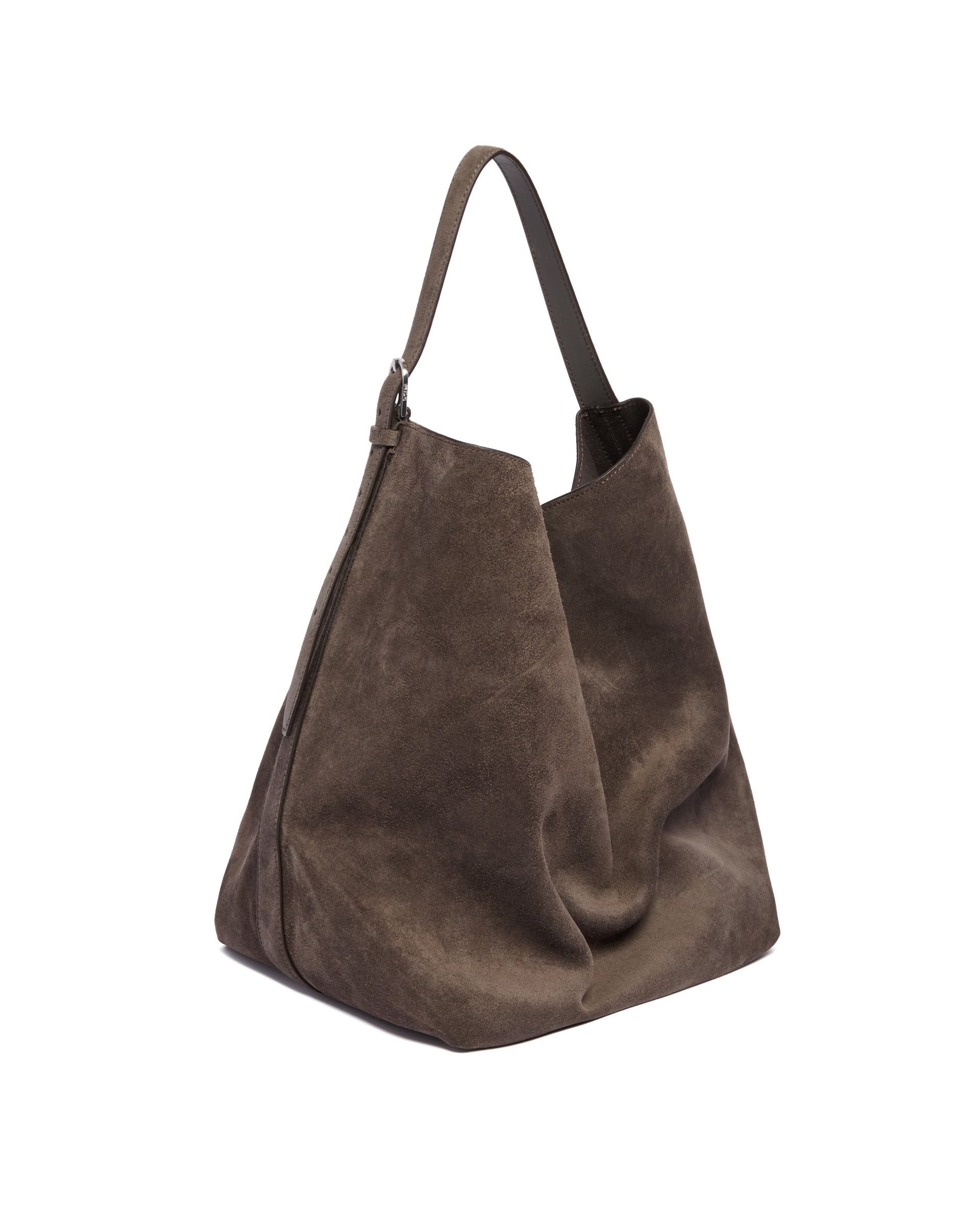 Gray Belted Tote Bag - 6