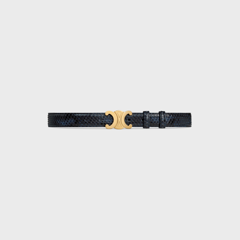 CELINE Triomphe Belt 25MM IN PYTHON outlook