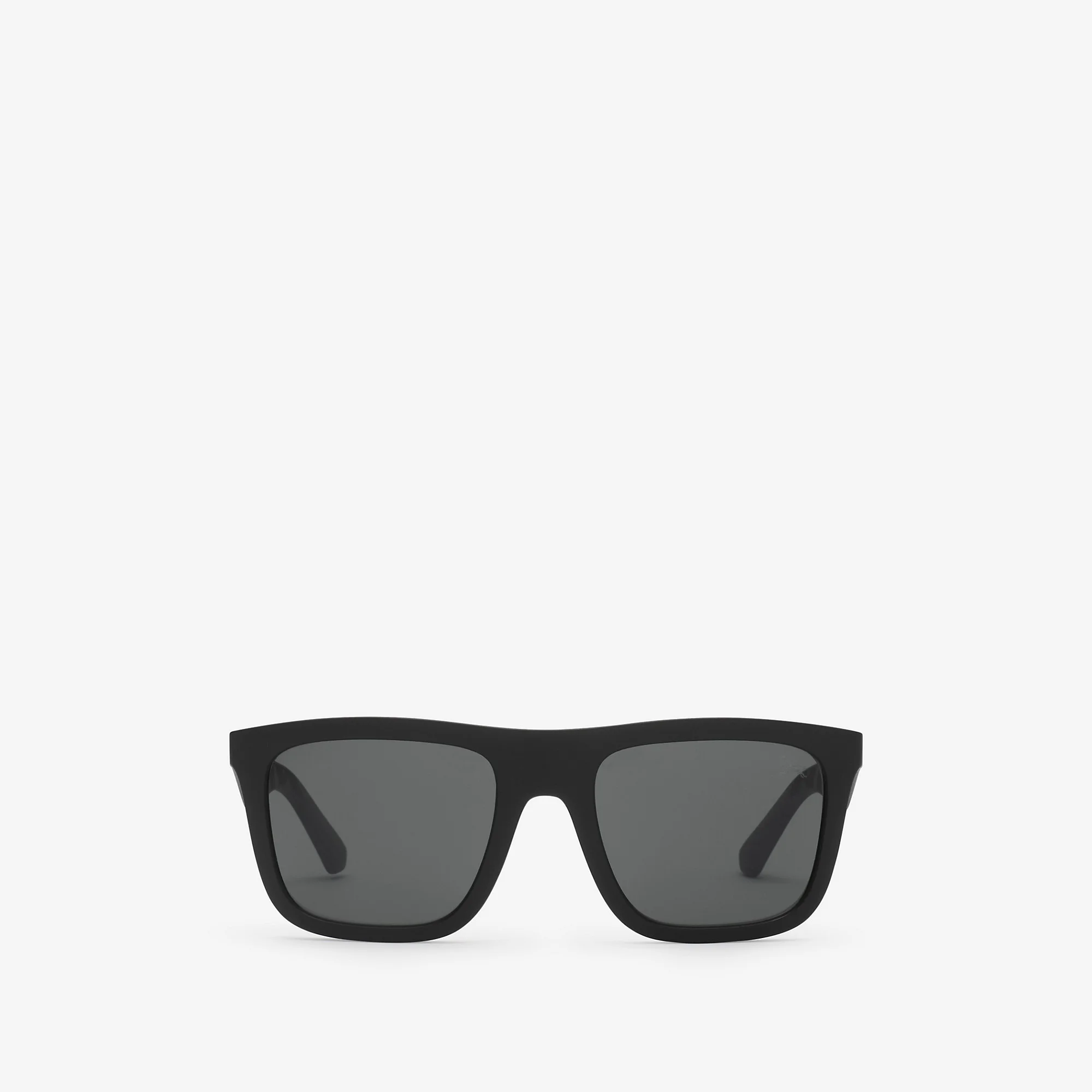 Embossed Check Square Sunglasses - 1