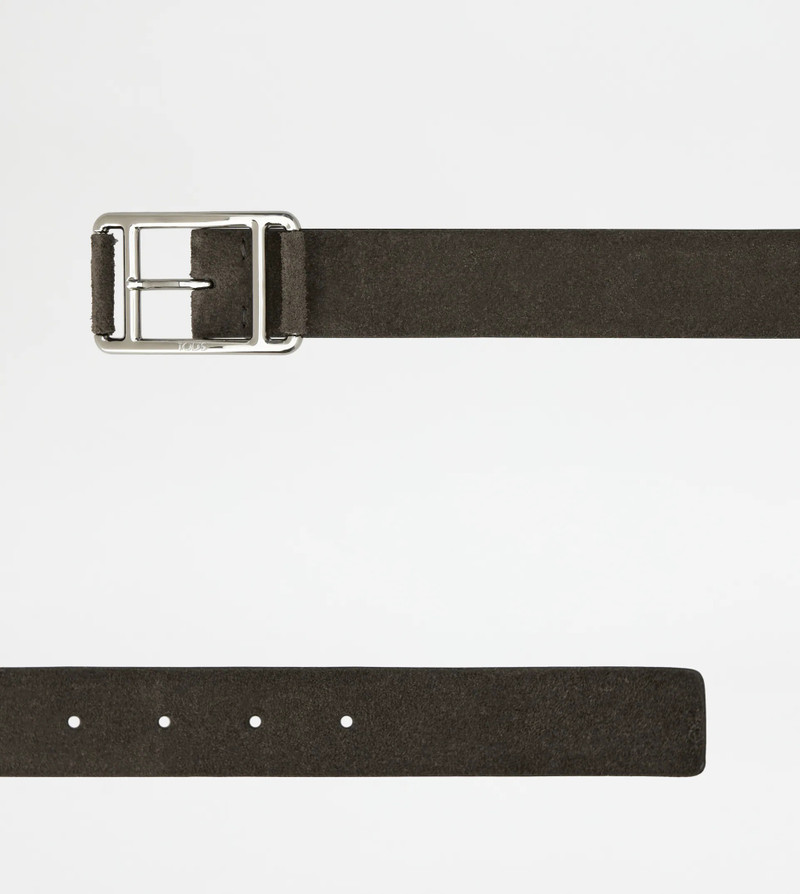 BELT IN LEATHER - BROWN 3