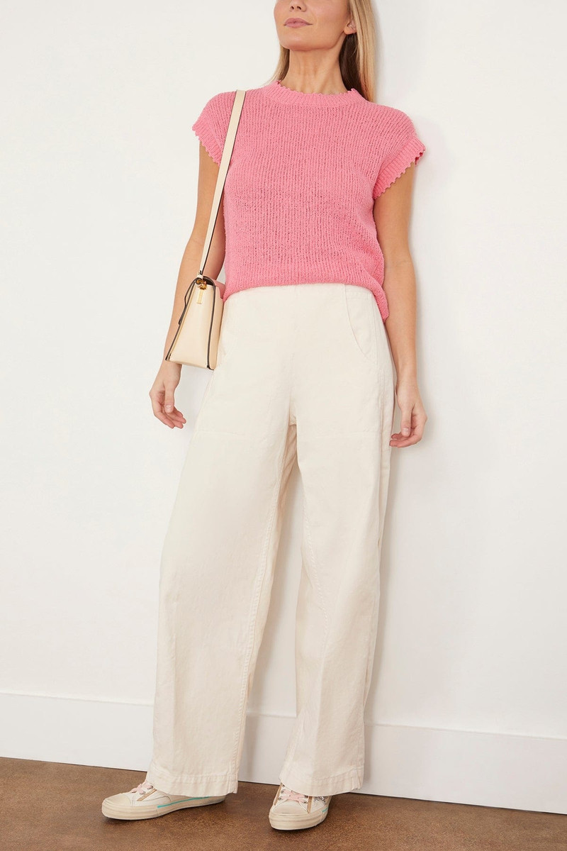 RACHEL COMEY Julie Top in Neon Pink outlook