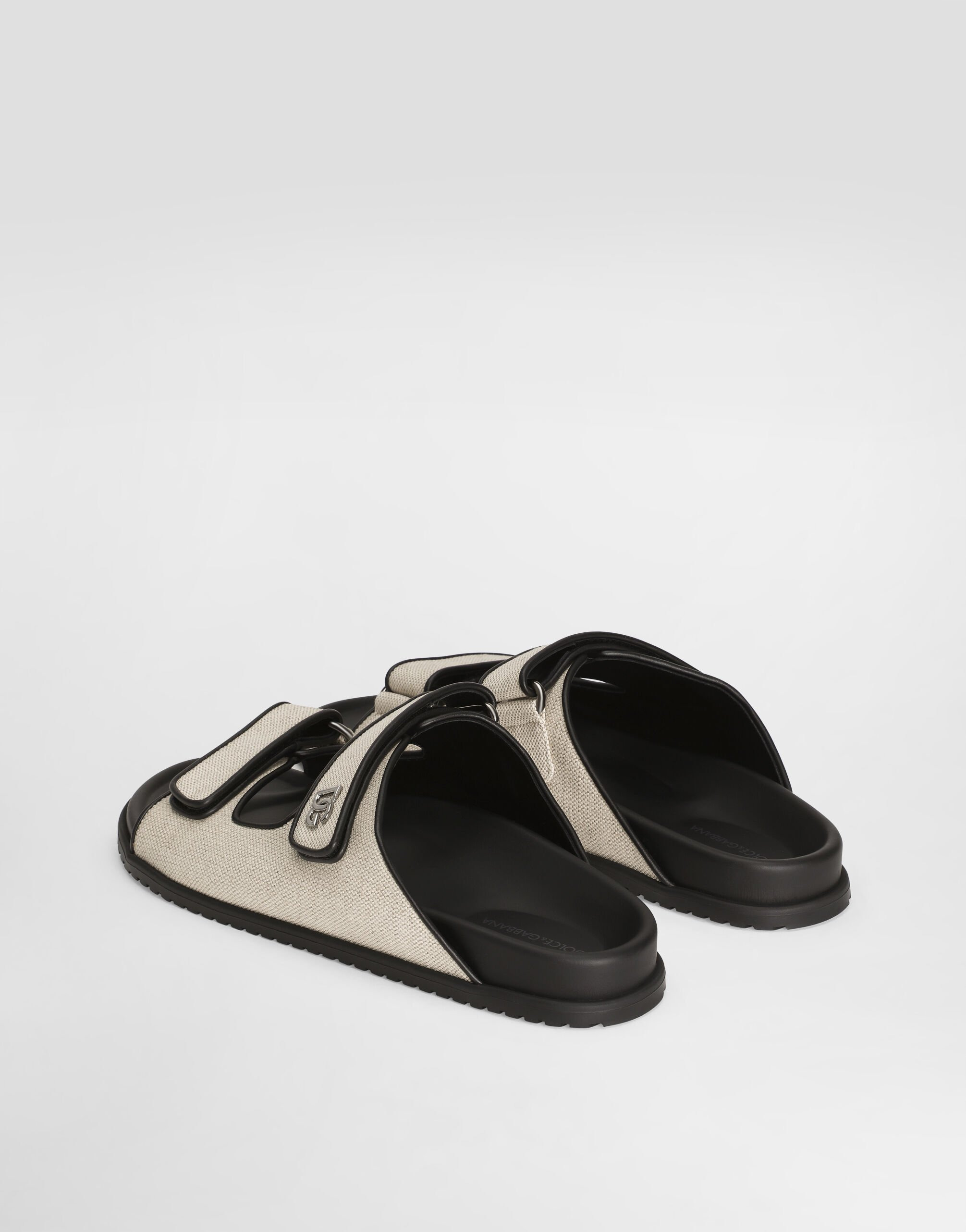 Salt&pepper fabric sandal - 3