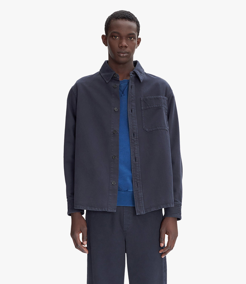 A.P.C. BASILE BRODÉE POITRINE OVERSHIRT outlook