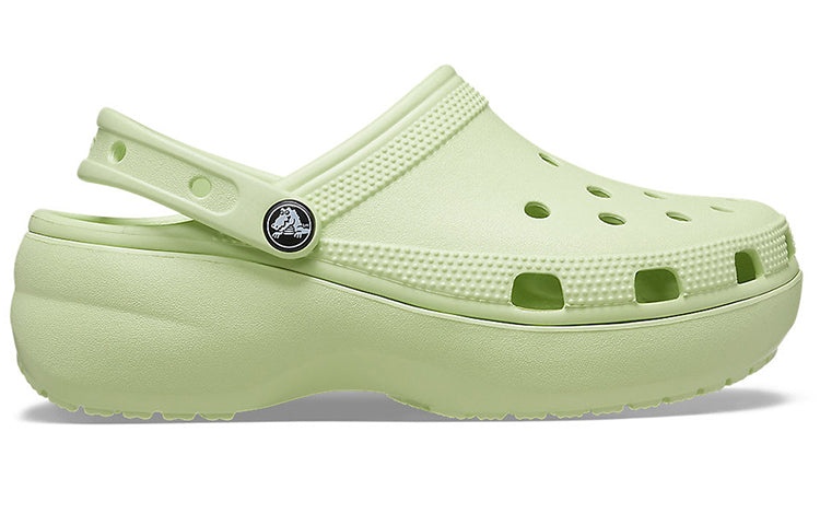 (WMNS) Crocs Classic Platform Clog 'Celery' 206750-335 - 3