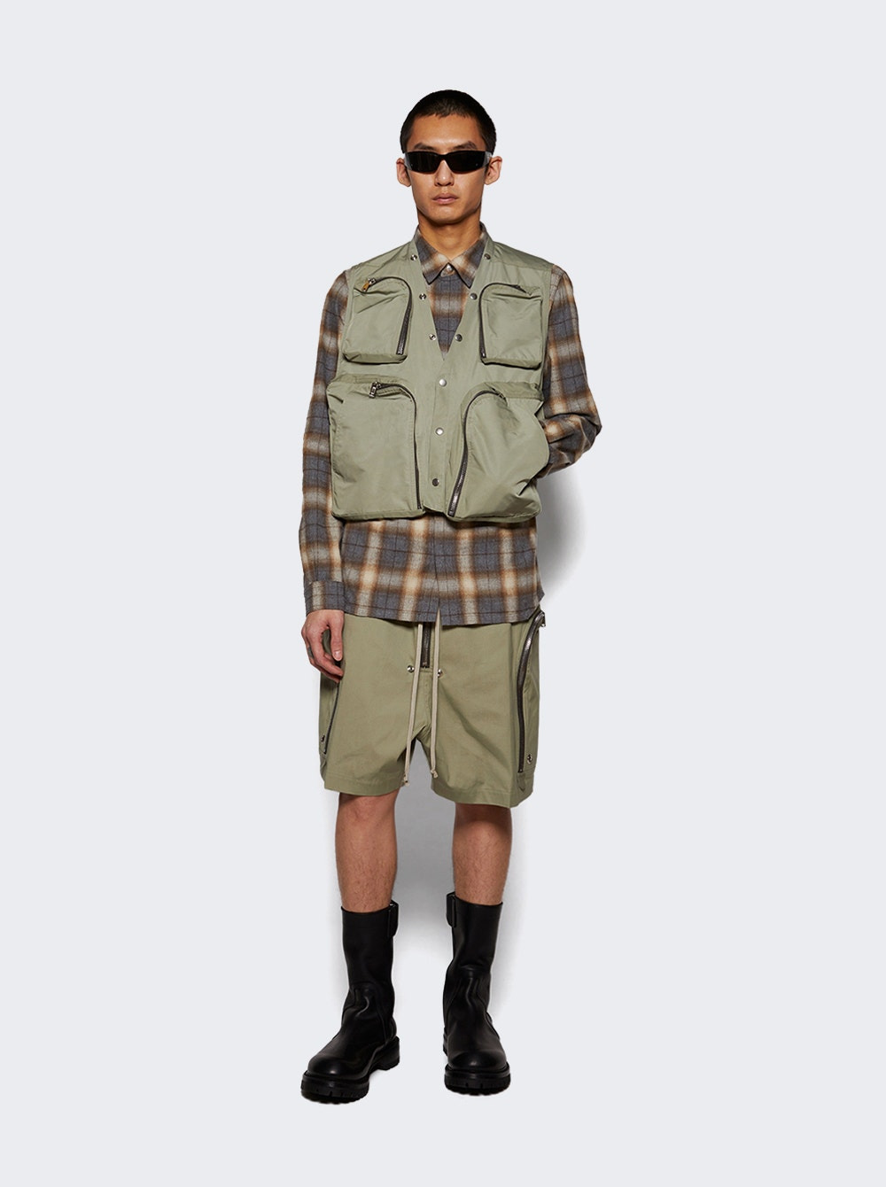 Outershirt Grey Plaid - 5
