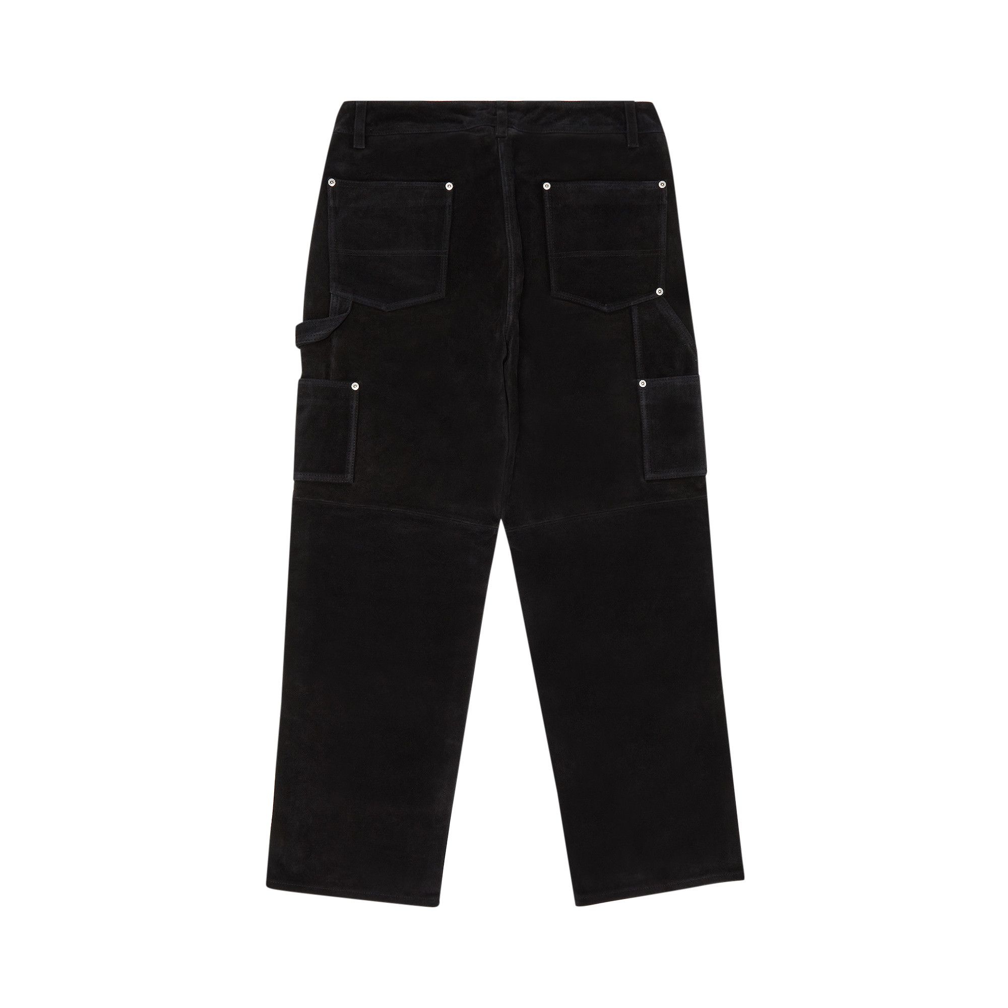 Supreme Suede Double Knee Painter Pant 'Black' - 2