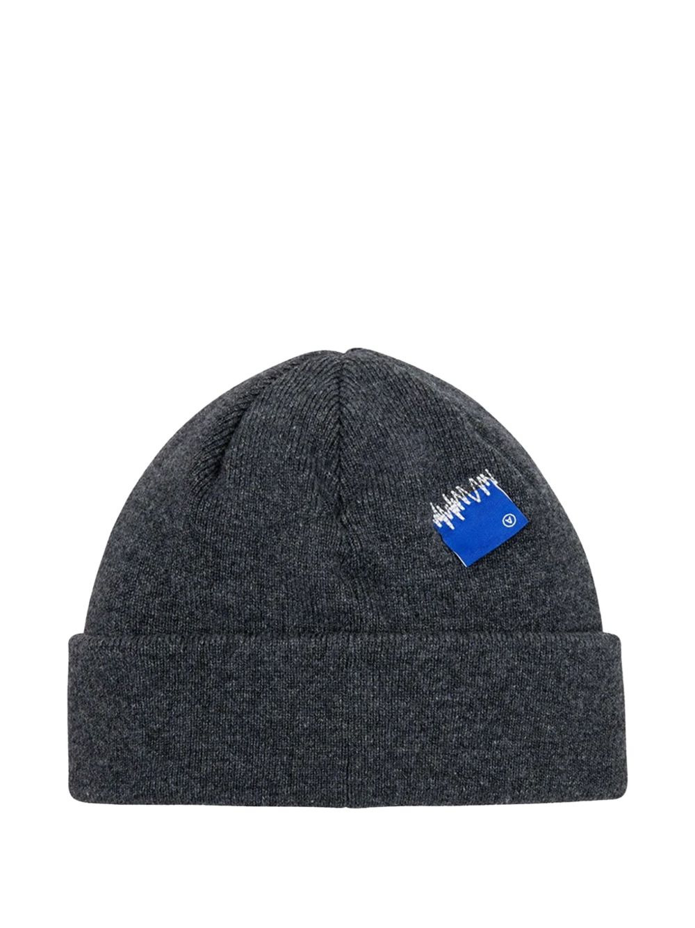 wool-blend logo-patch hat - 2