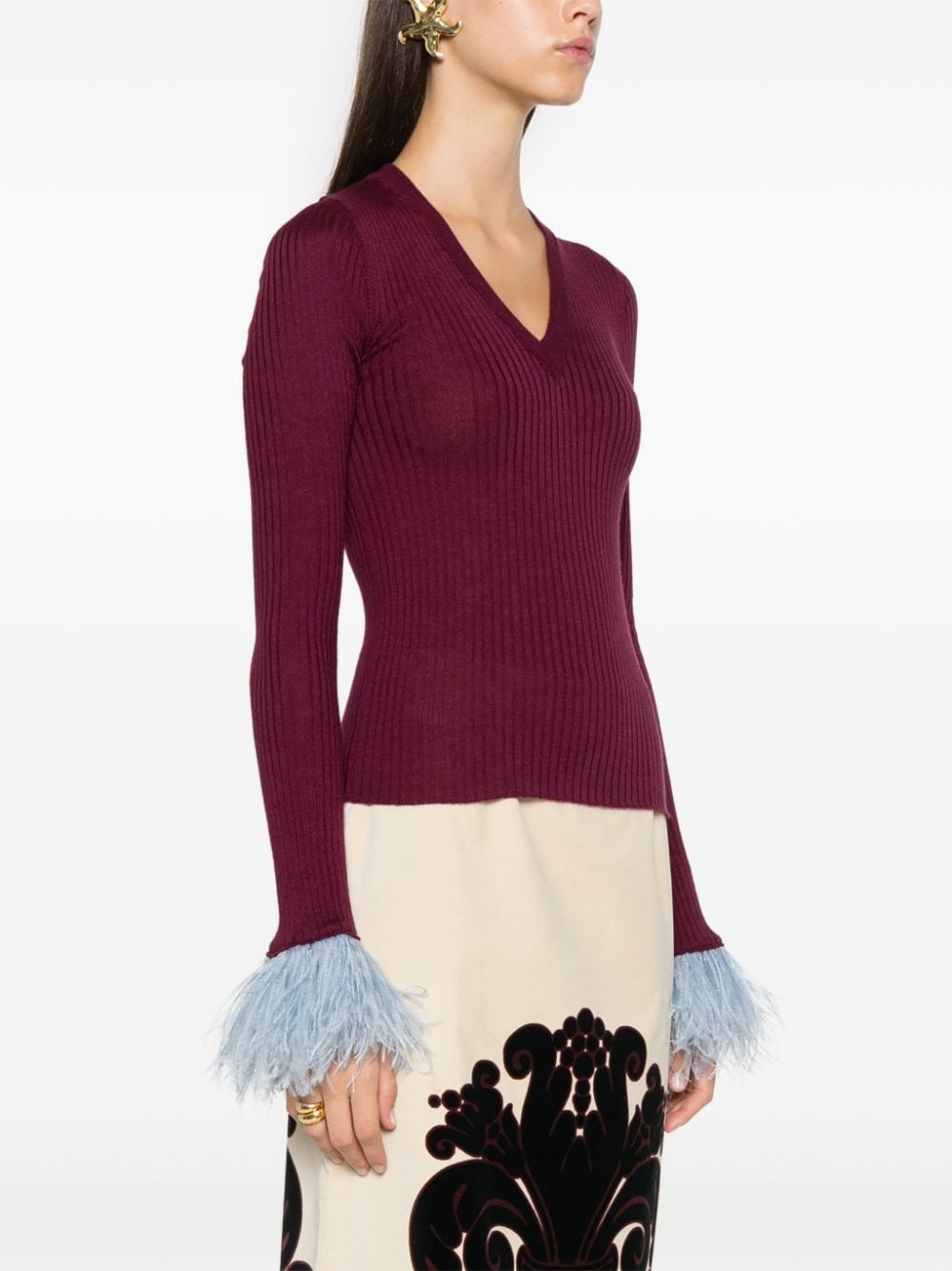 ribbed jumper - 3
