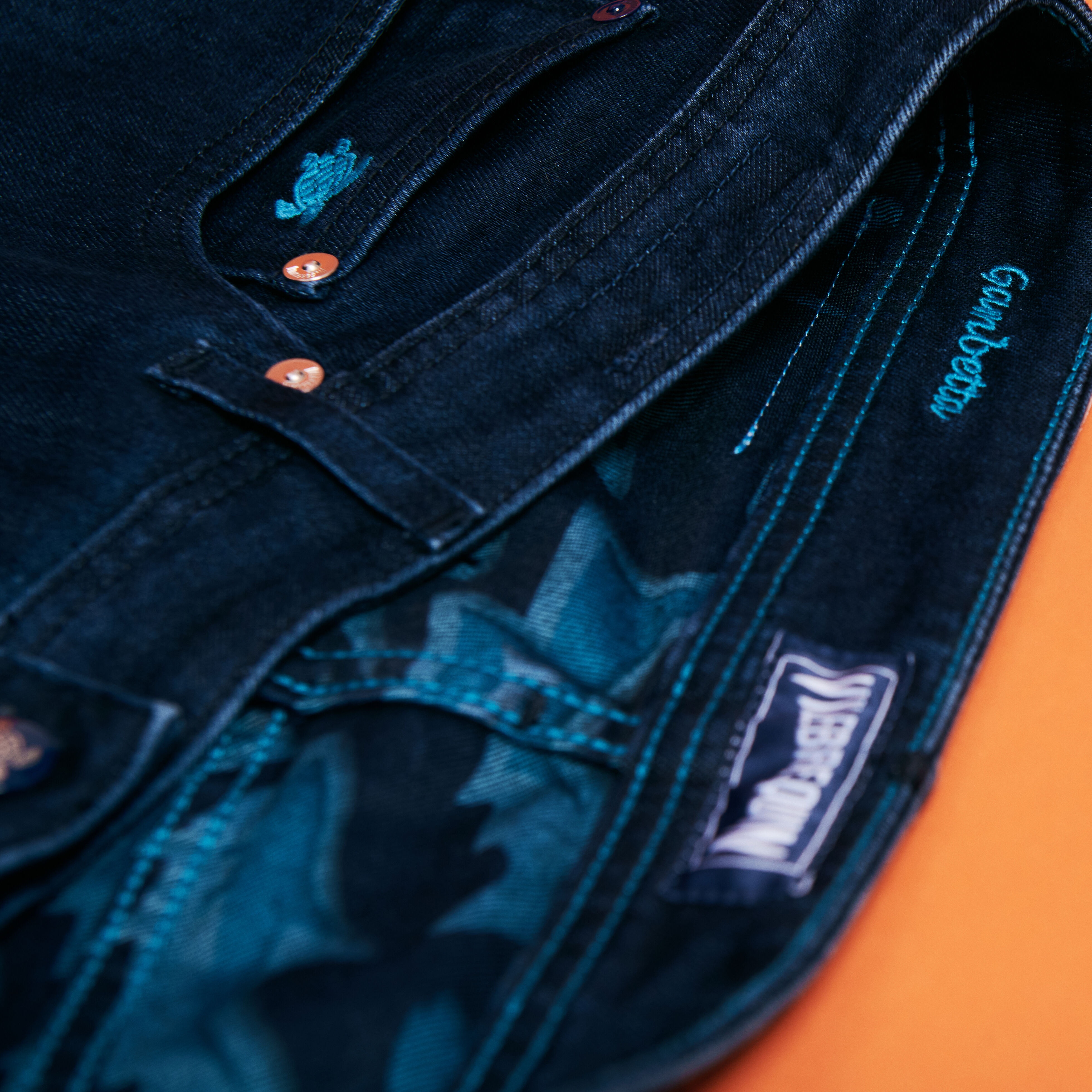 Men 5-Pockets Jeans Requins 3D - 8