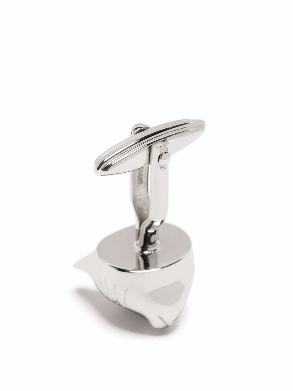 silver cat cufflinks - 2