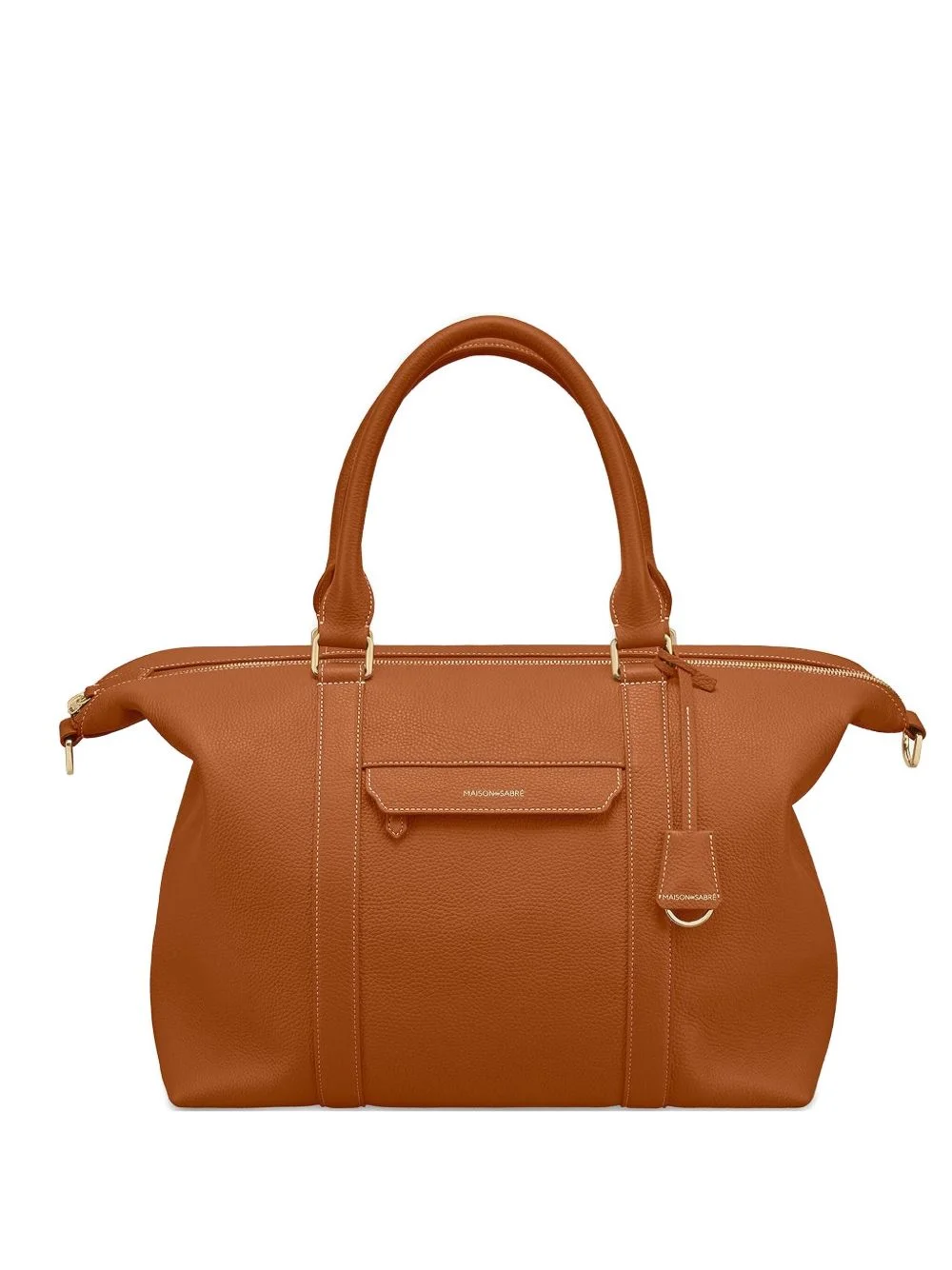 Large Leather Weekender Bag - 1