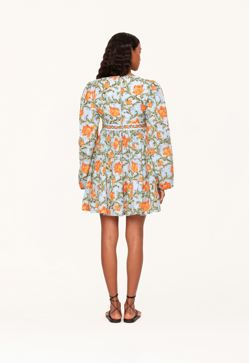 Avena Peonia Atardecer Mini Dress 4