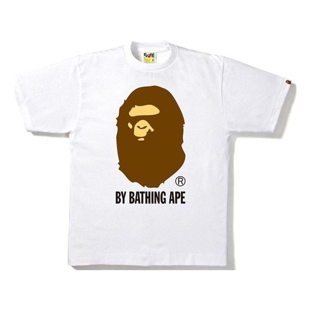 A Bathing Ape Head Logo T-Shirt 'White' BAPE-SS18-051 - 1