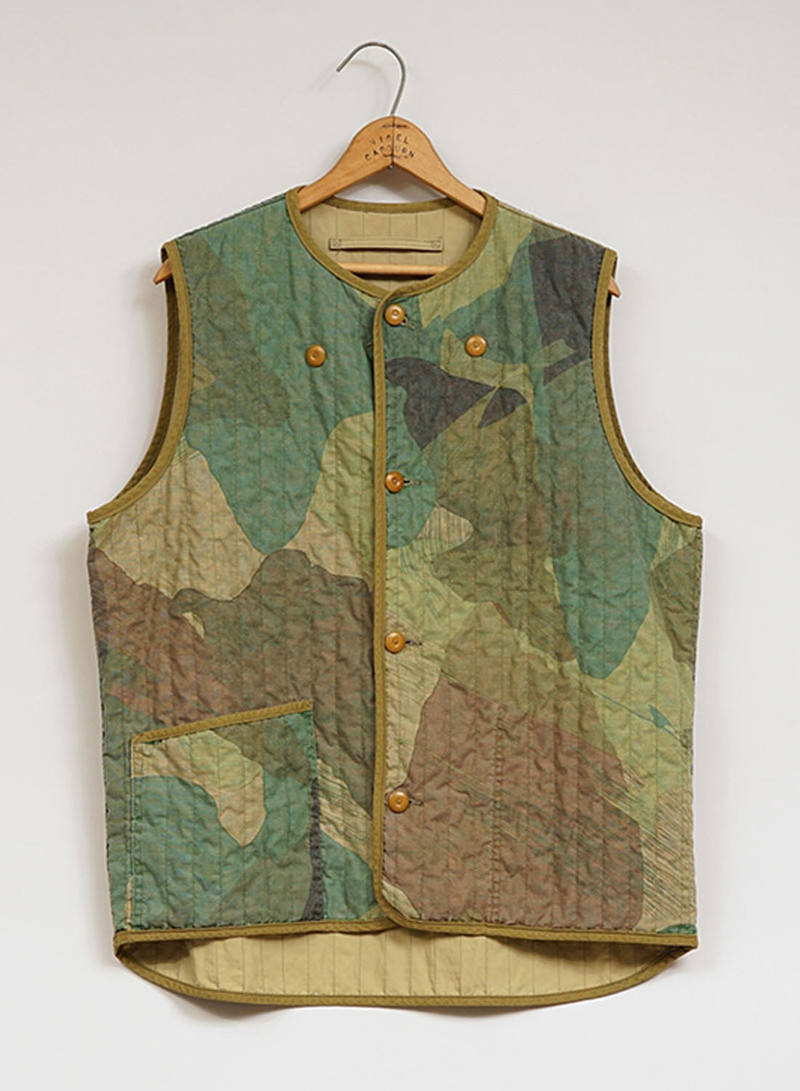 Army Vest Reversible Fade Camo in Green 1