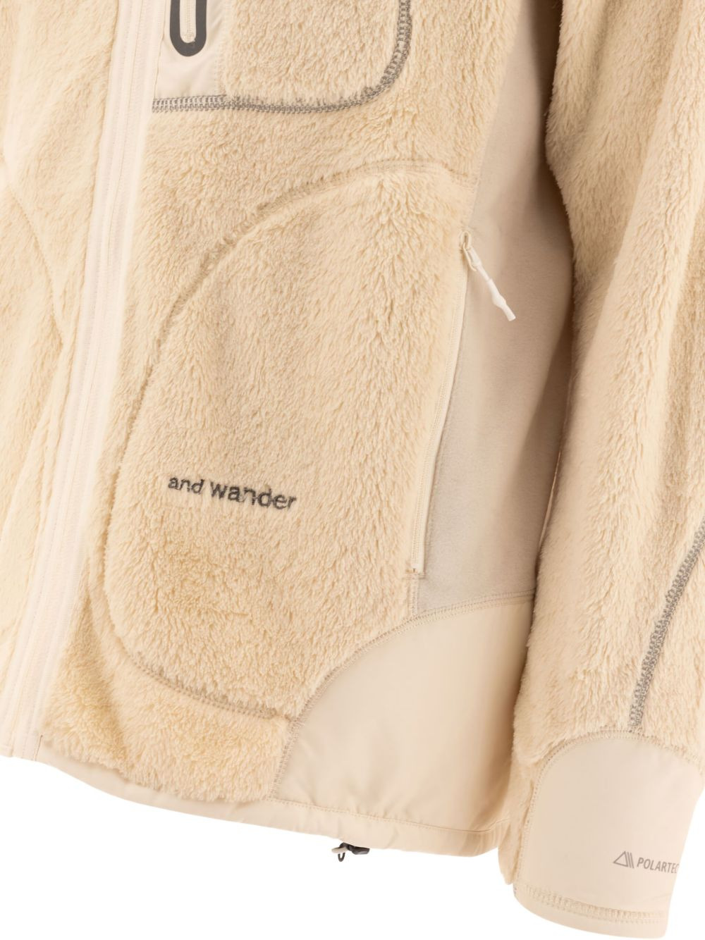 high-collar fleece jacket - 4