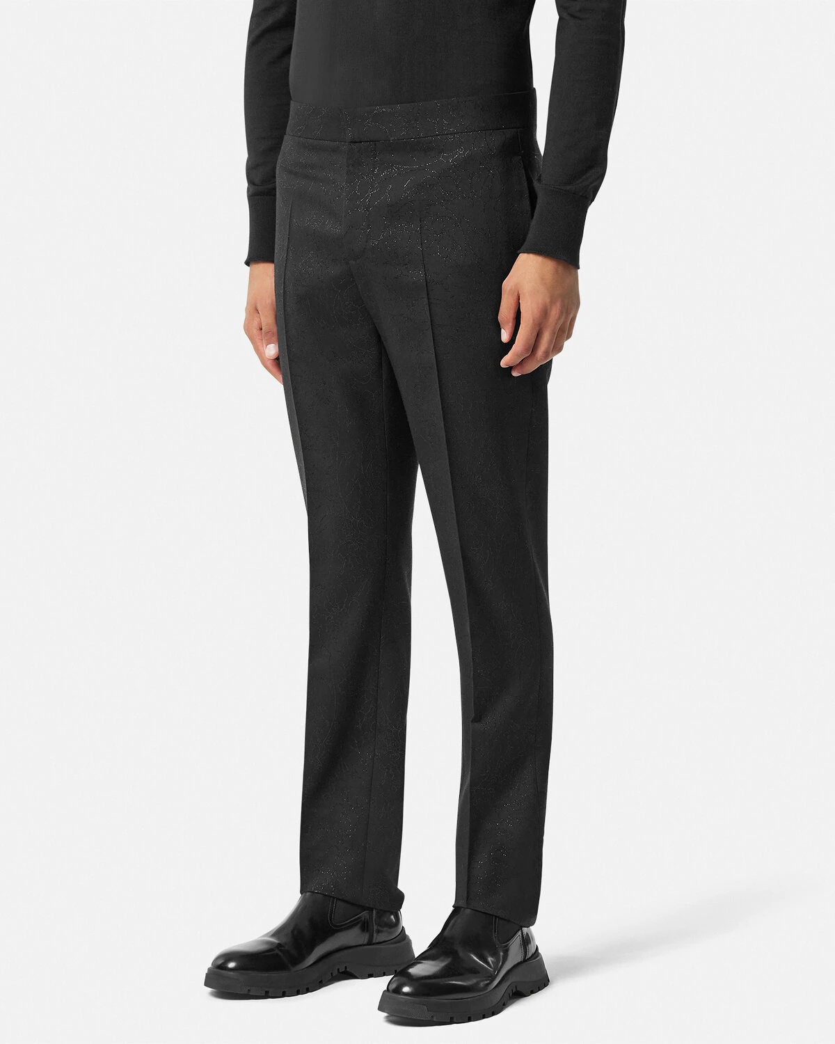 Barocco Lurex Formal Pants - 4