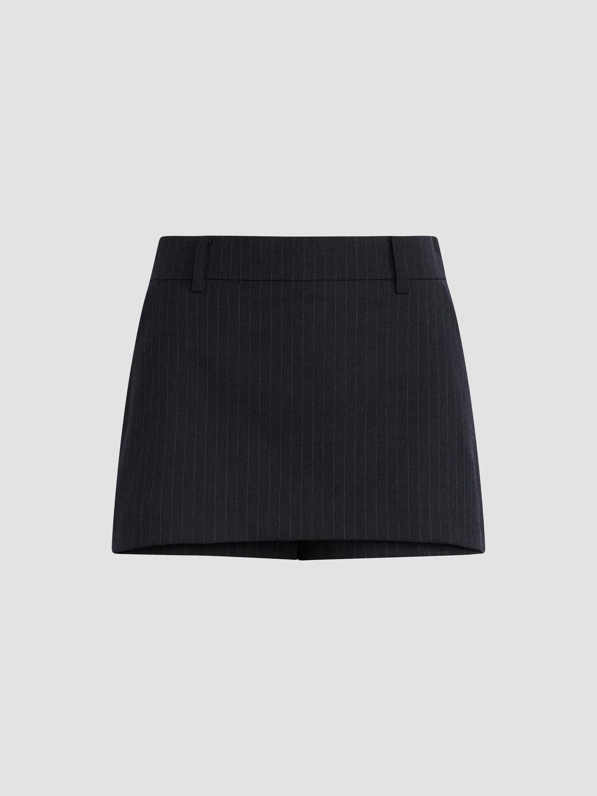 Women's The Spencer Pinstriped Skort - Marine Pinstripe - 1