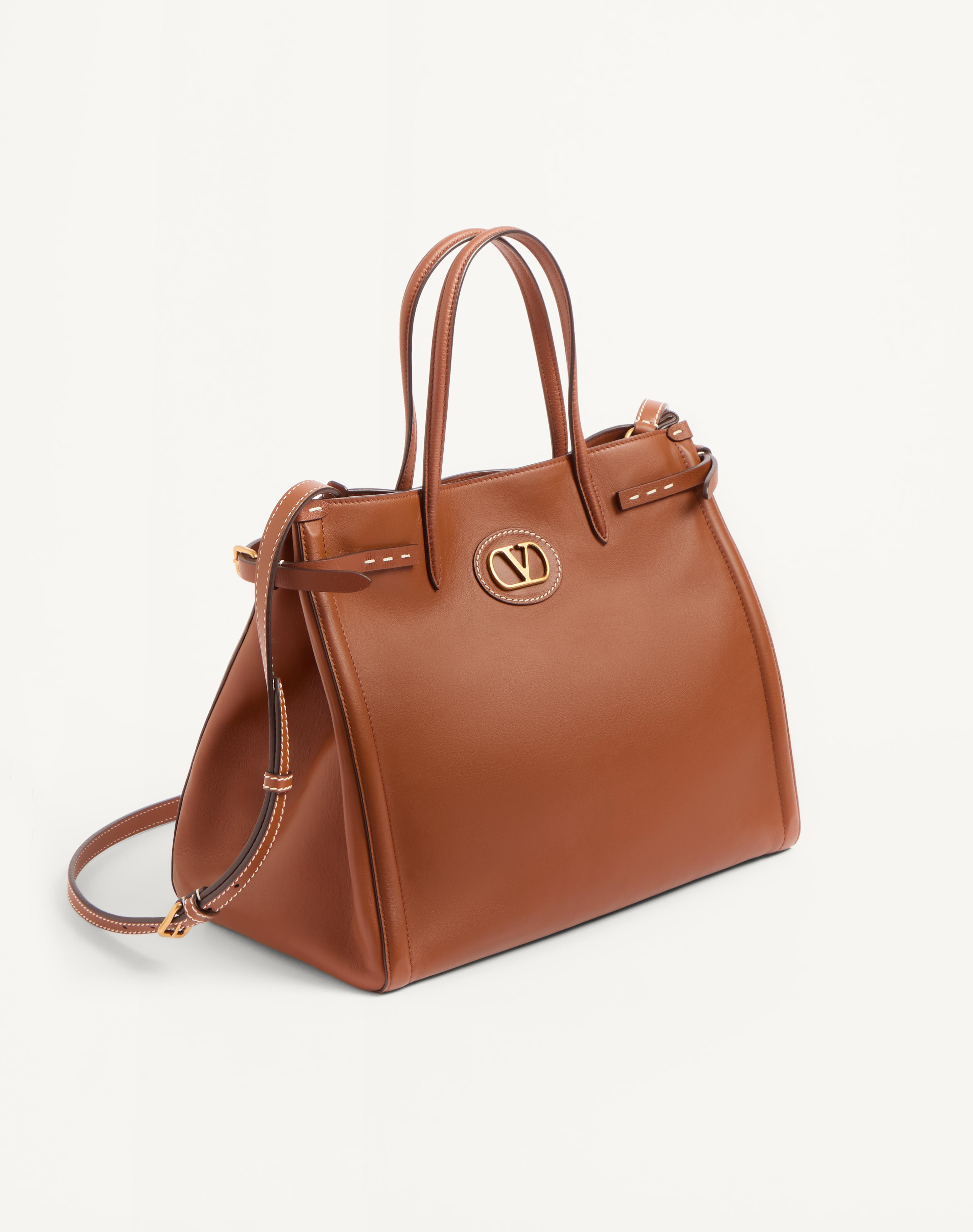 VALENTINO GARAVANI ANTIBES MEDIUM CALFSKIN SHOPPING BAG - 3
