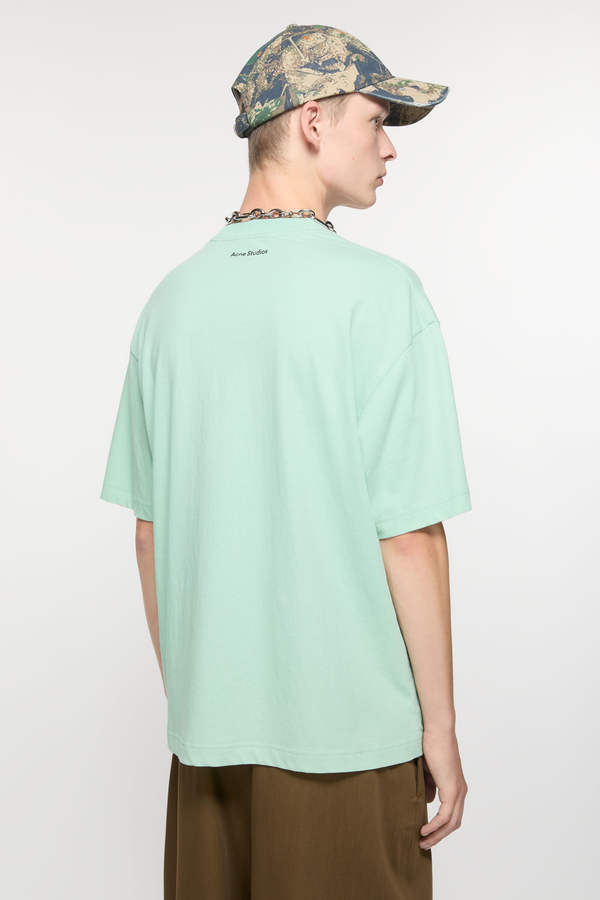 Logo t-shirt - Relaxed fit - Sea foam green - 3