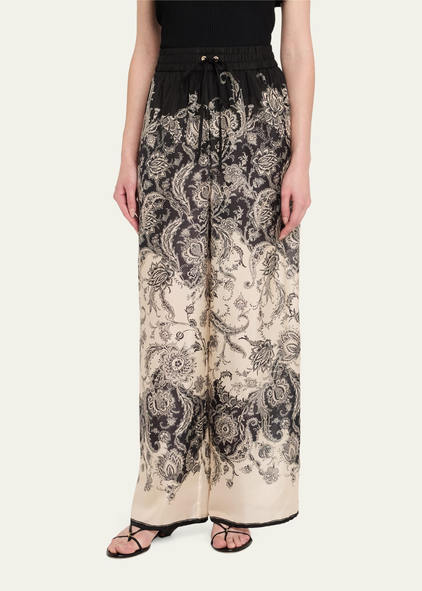 Rhiannon Relaxed Silk Pants - 4