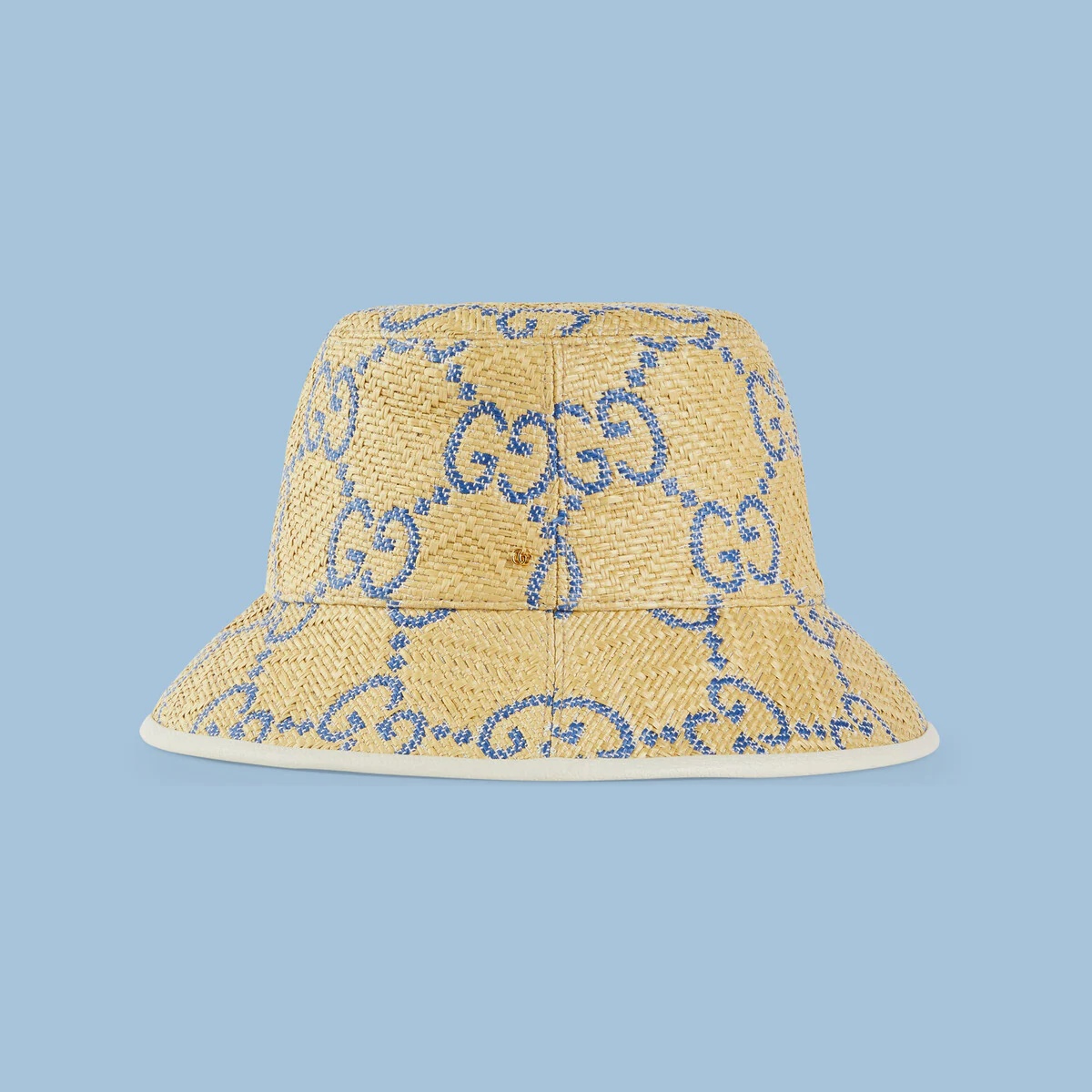 GG raffia effect bucket hat - 2