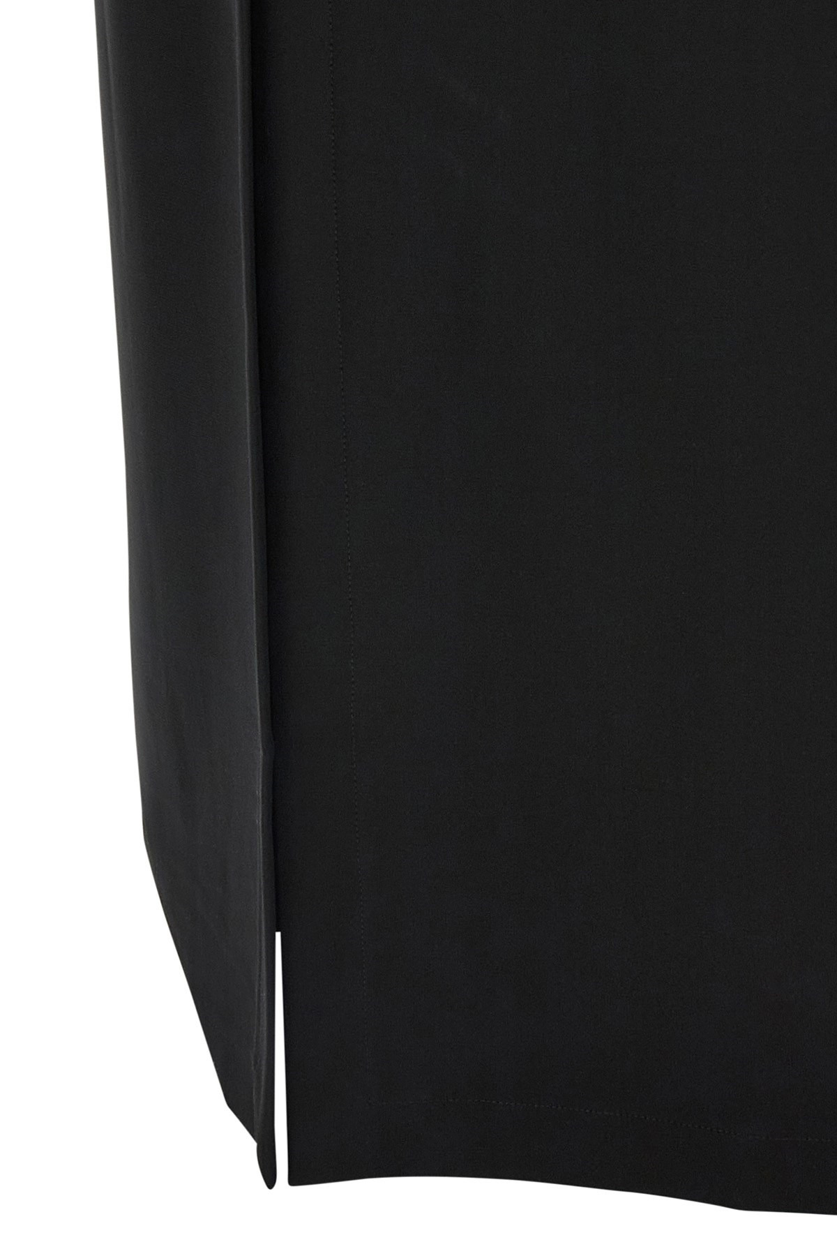 'Corsetted Draped Maxi' dress - 5