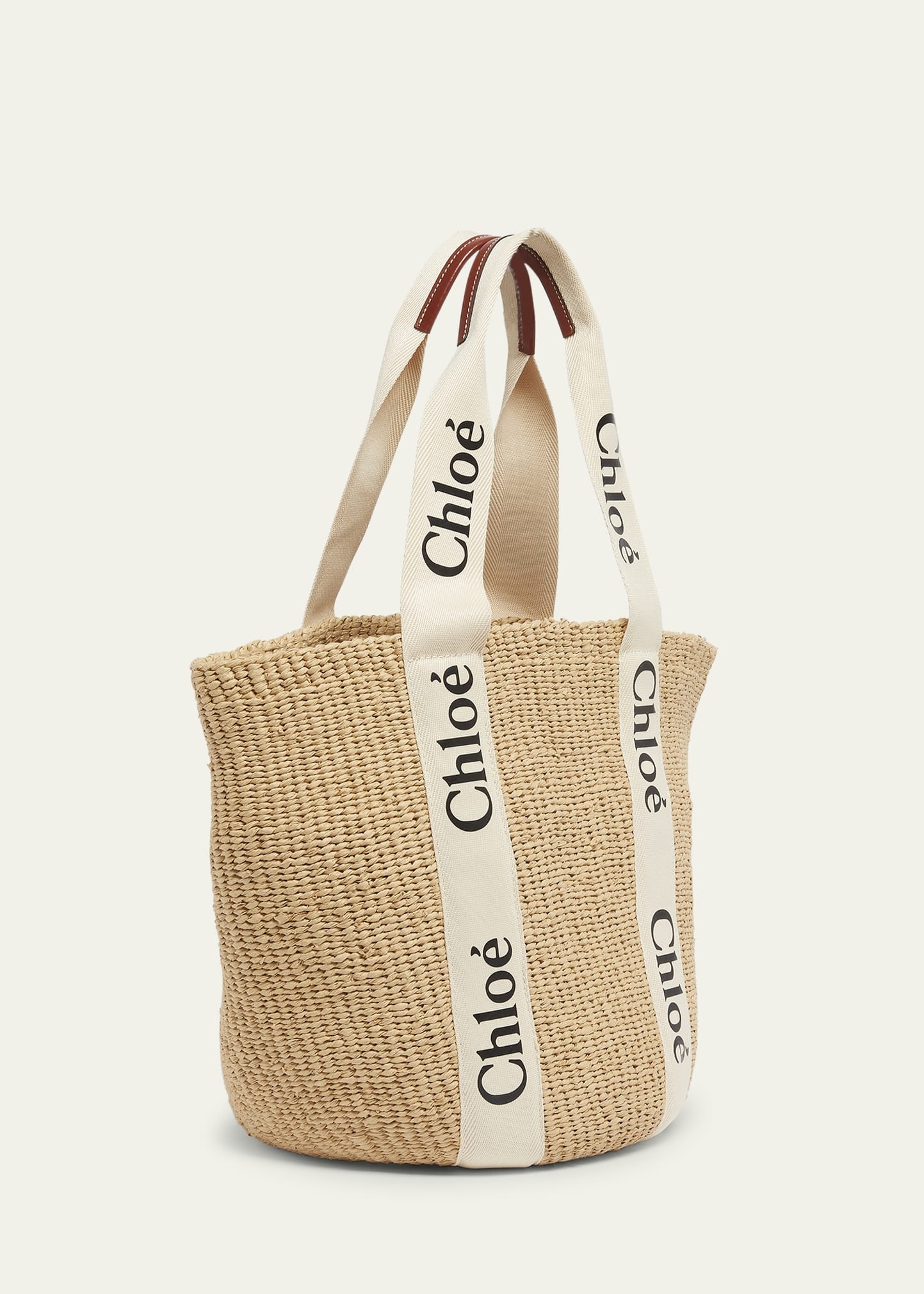 Woody Large Basket Tote Bag - 3