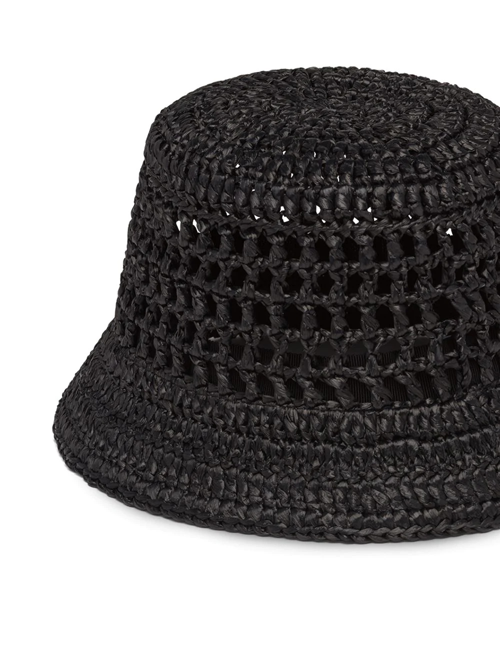 logo-embroidered woven bucket hat - 2