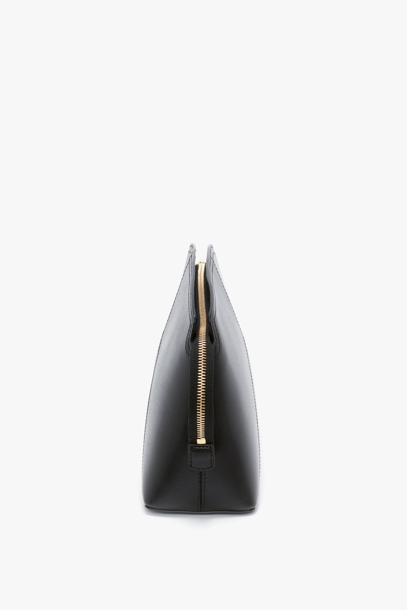 Victoria Beckham Victoria Clutch Bag In Black Leather outlook