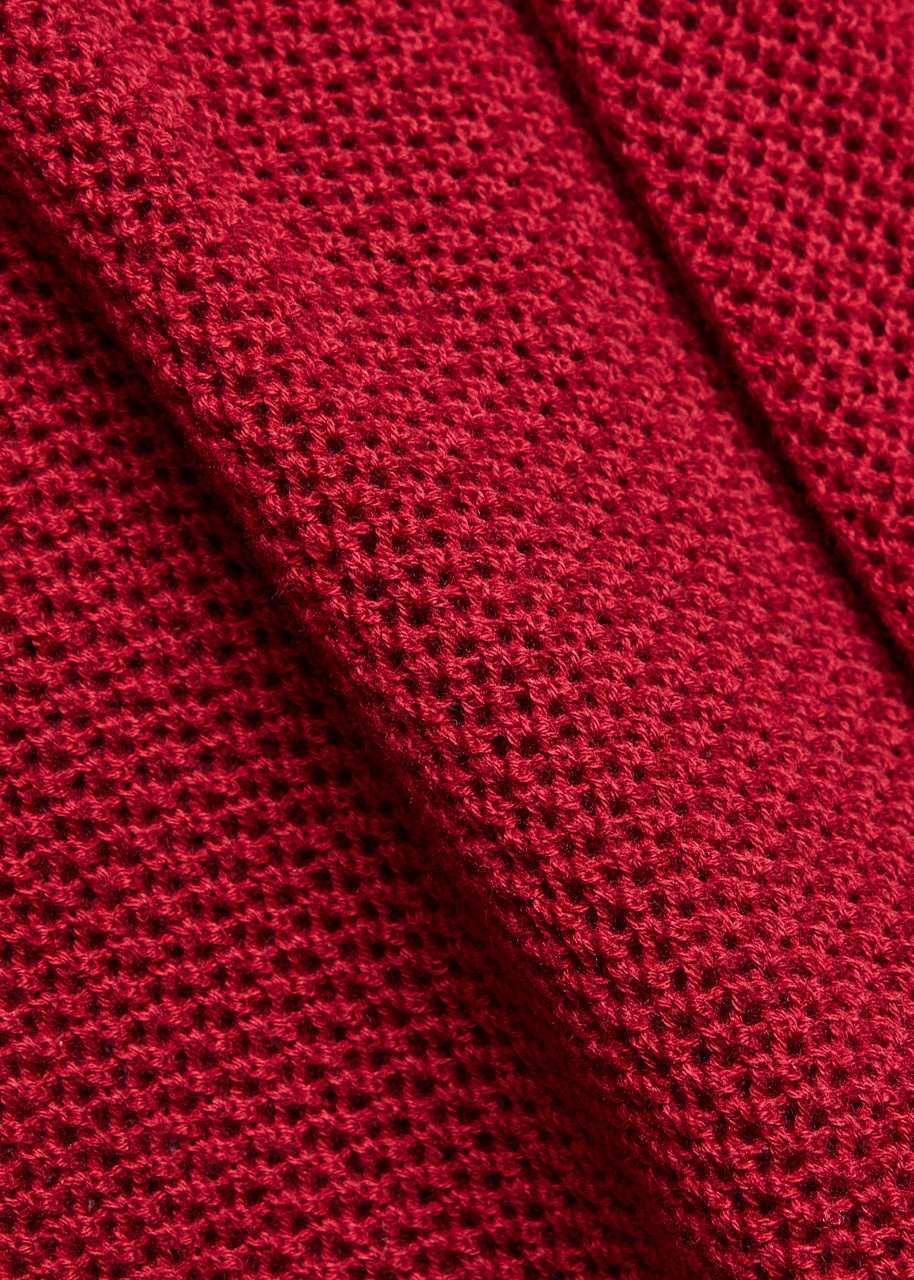 House OF Sunny Joey Stripe-trimmed Fine-knit top - 5
