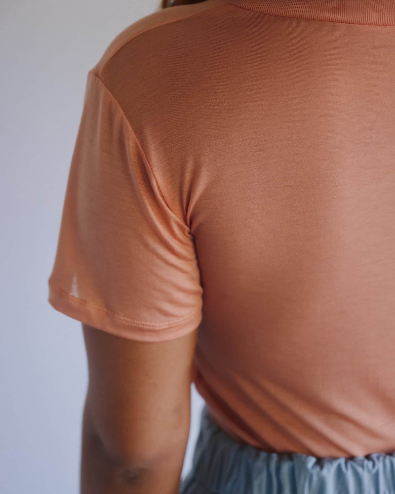 V Neck Tee Shirt - Bamboo Lyocell 5