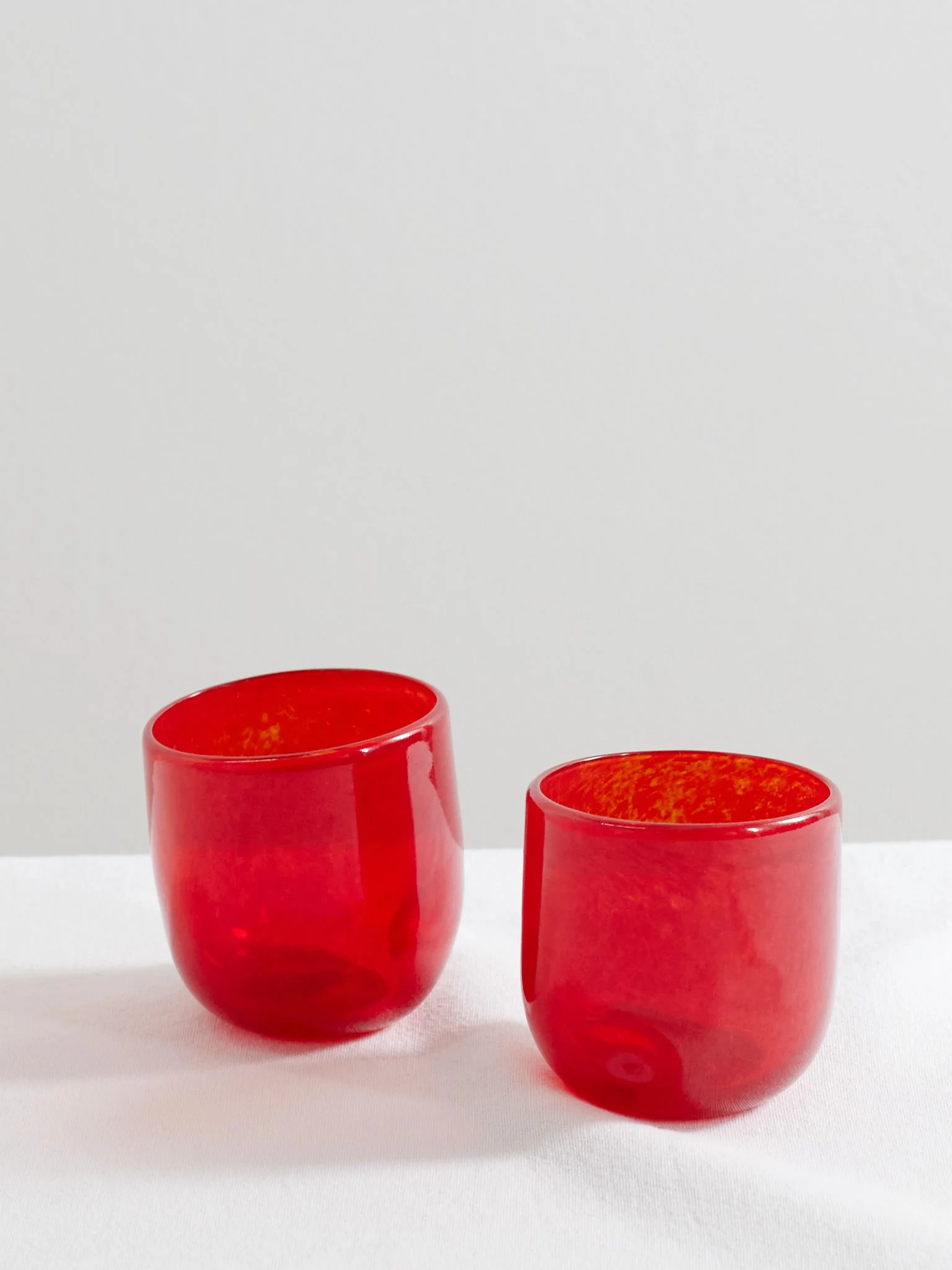 Completedworks Thaw set of two recycled glass cups Red - B153RED ...