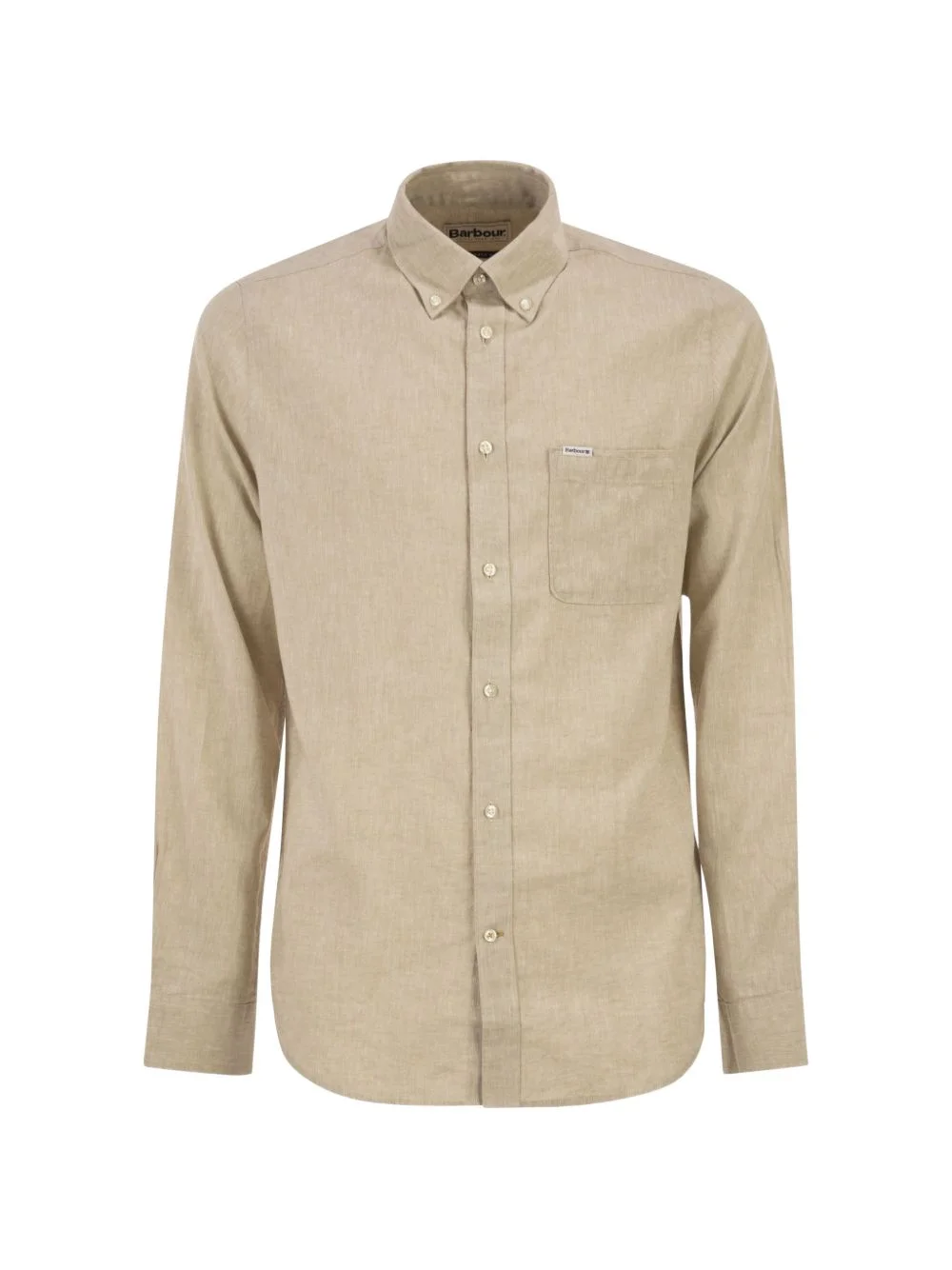 pocket button-down shirt - 1