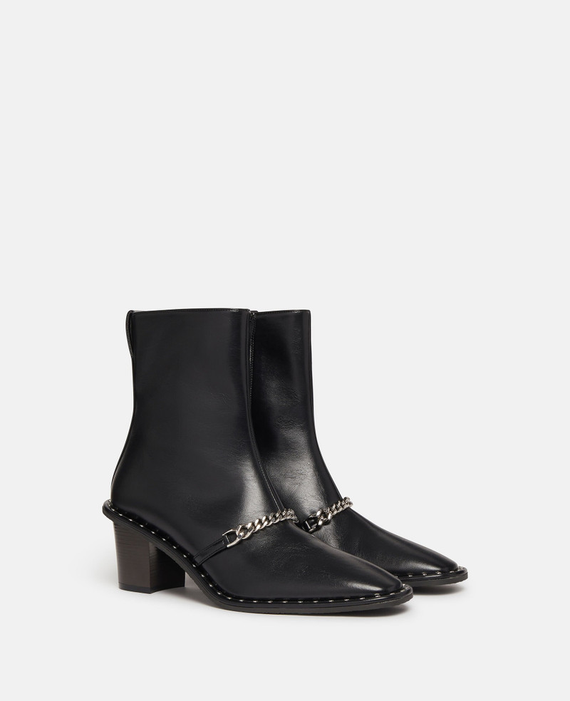 Falabella Mid Heel Ankle Boots 2