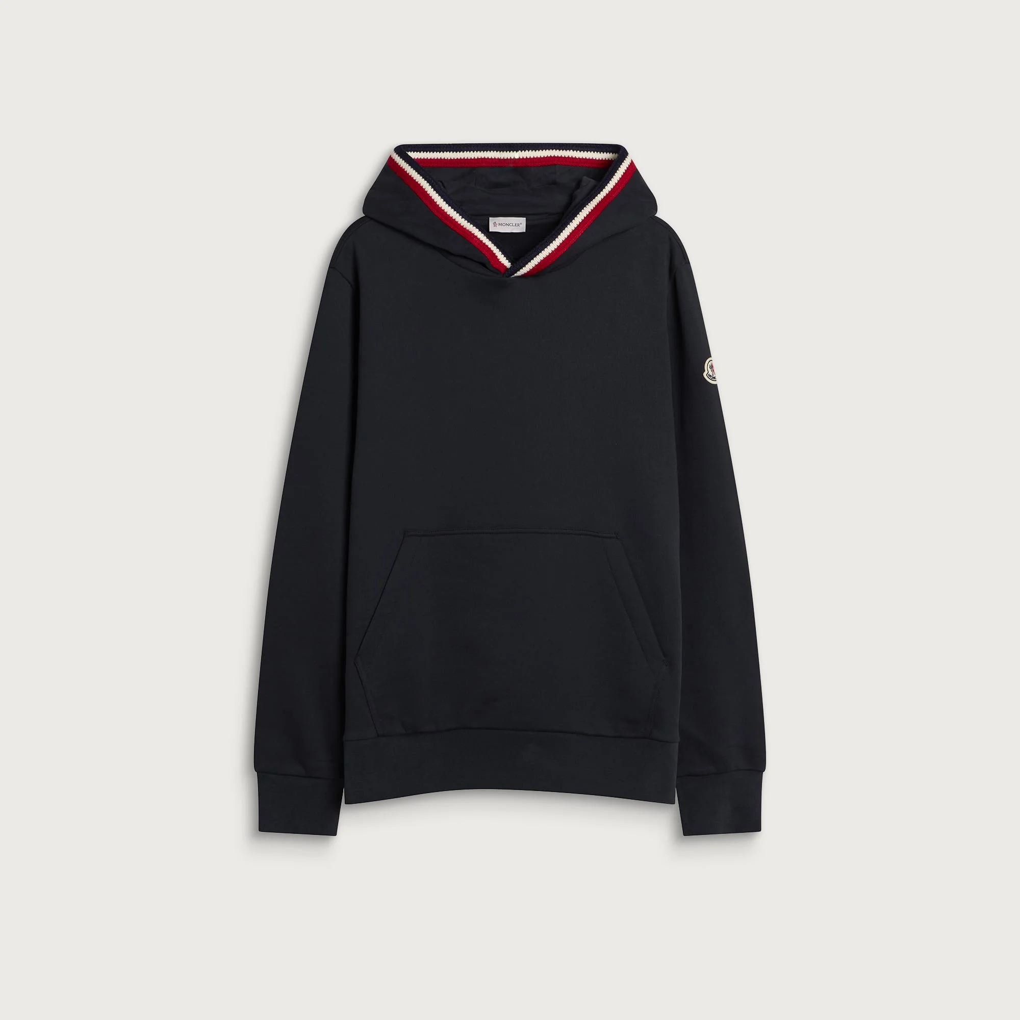 Moncler Knitted Trim Hoodie - 1
