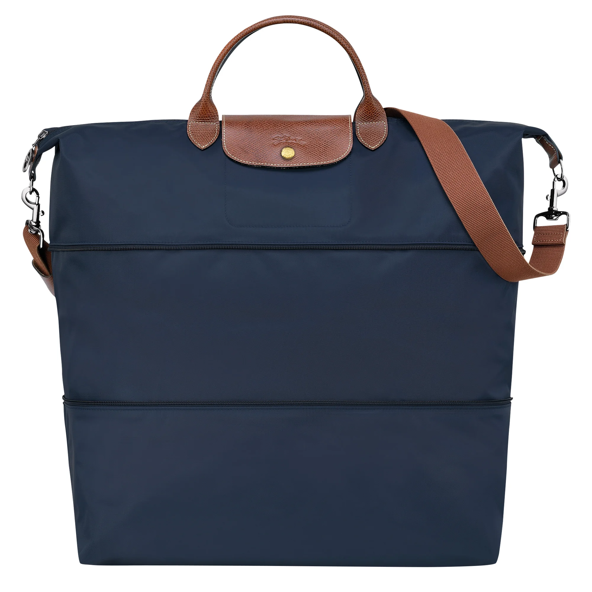 Le Pliage Original Travel bag expandable Navy - Recycled canvas - 1