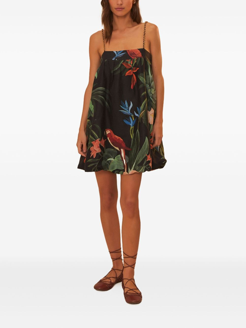 midnight macaw fiesta mini dress - 2