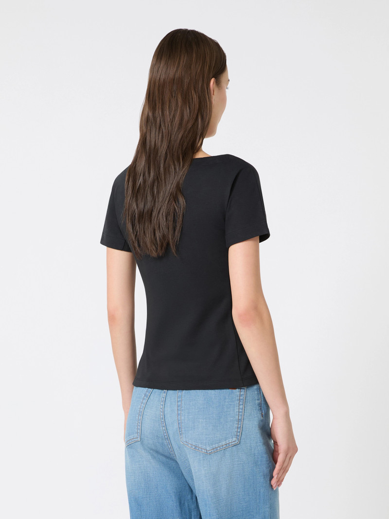 MULTIG Fitted jersey top - BLACK 4