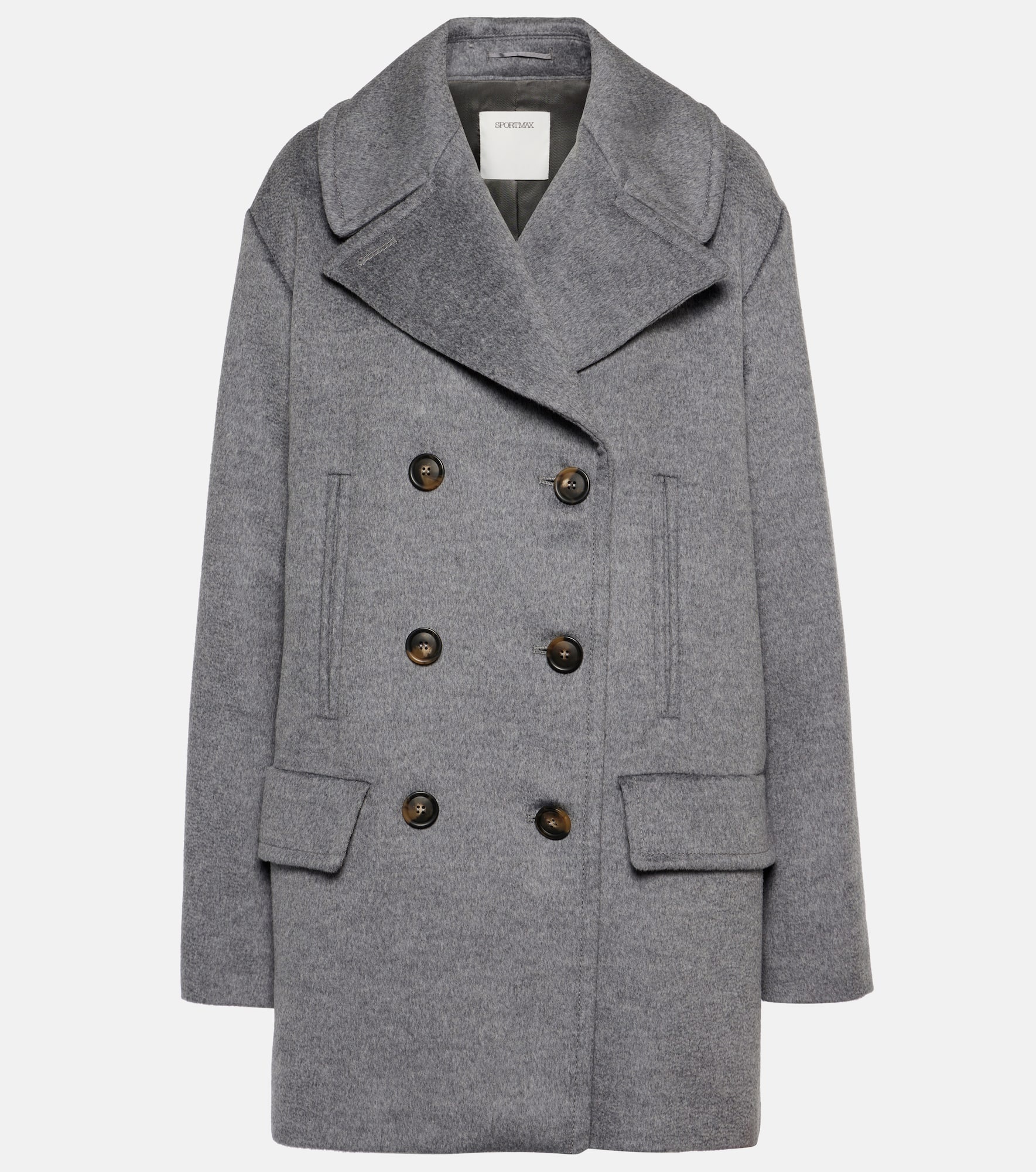 Martora oversized virgin wool peacoat - 1