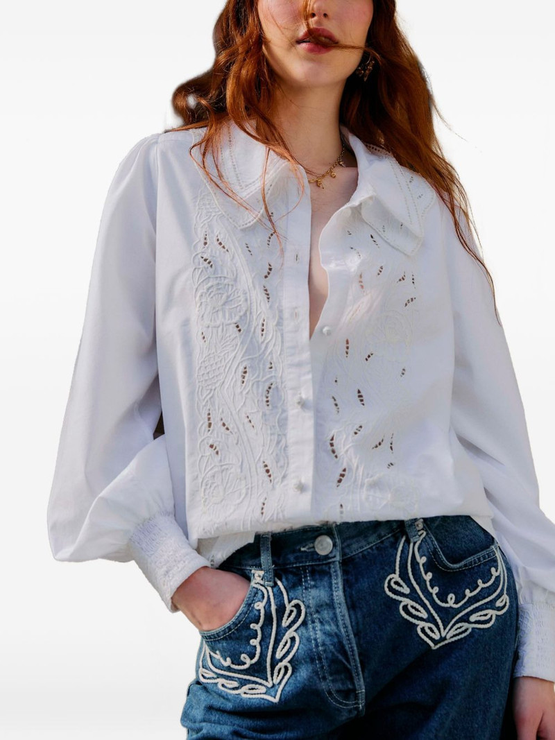 button-fastening blouse 4